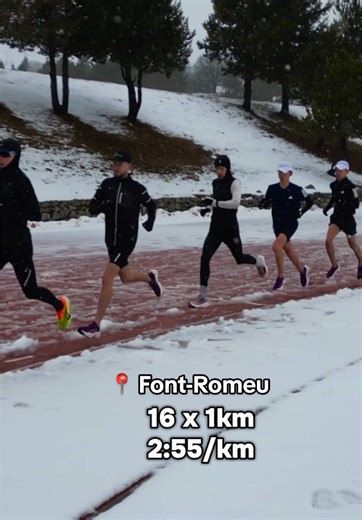 Intense 1km Workout with Jimmy Gressier in Font-Romeu