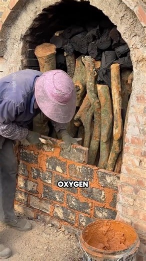 How Charcoal Is Made | Traditional Wood Charcoal Kiln Process