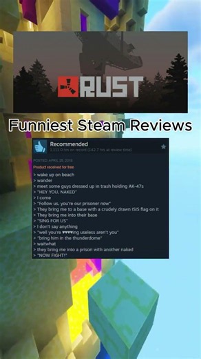 Funniest Steam Reviews 🤣🤣: Rust