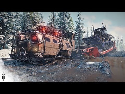 Conquering Alaska's Muddy Terrain: Epic SnowRunner Heavy Transportation Adventure
