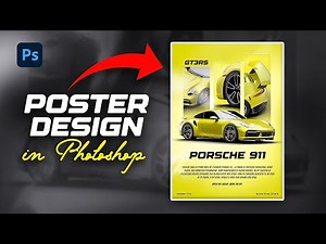Poster Design in Photoshop for Beginners!!!