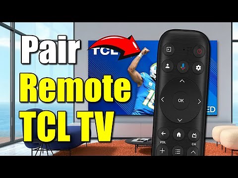 How to PAIR New Remote to TCL TV (Google TV)
