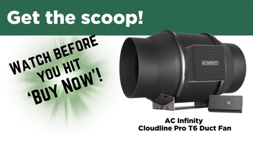 Watch Honest Review of AC Infinity Cloudline Pro T6 Duct Fan on Amazon Live