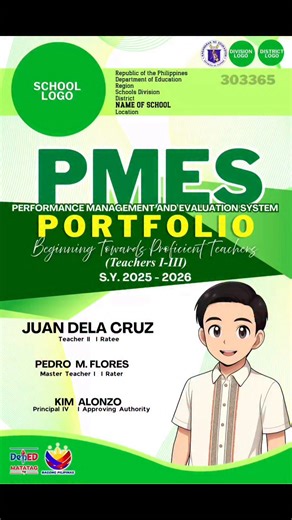 AVAIL NA! 💚 PMES Portfolio Template for Teachers I–III Aligned with DO 89, s. 2025 — Guidelines on the Multi-Year Performance Management and Evaluation System for Teachers (SY 2025–2026 to 2027–2028) If you are interested,message me! Thank you! 🙏 #PMESPortfolio #pmes20252026 #pmes #IPCRF #DepEdTeachers | Raff Radores