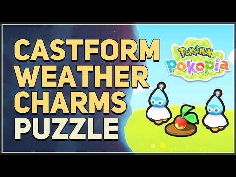 Castform Weather Charms Puzzle Pokemon Pokopia