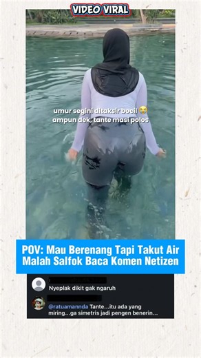 Cewek cantik bikin salfok #cewekcantik #berenang #trending