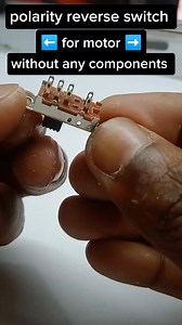 Reverse polarity switch for DC motors #fbreelsfypシ゚viral #fbreelsvideo #fbreels #newshortvideo #trendingreels #diyideas #diy #diyproject | Lüv Pandit