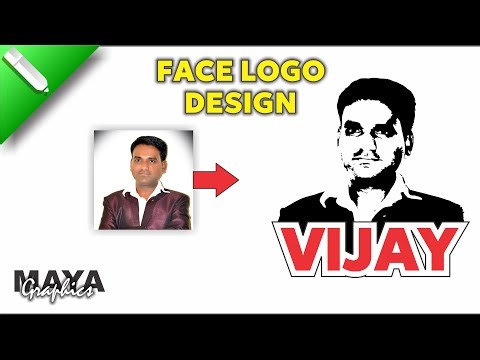 Face Logo Design In Vector | Face Ka Logo Kaise Banaen | Maya Graphics | Coreldraw