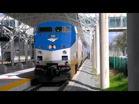 First Amtrak Train to Miami Airport Station!