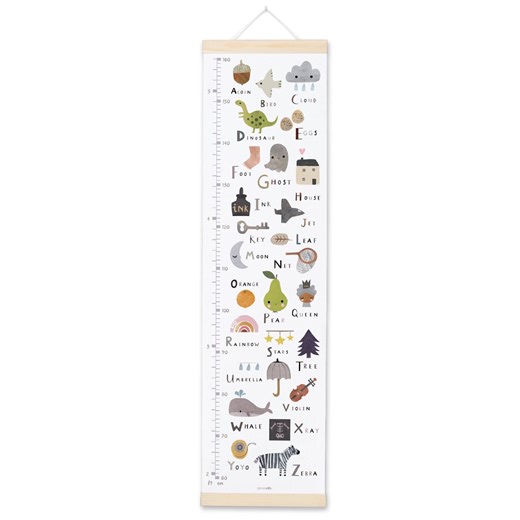 Alphabet Height Growth Chart