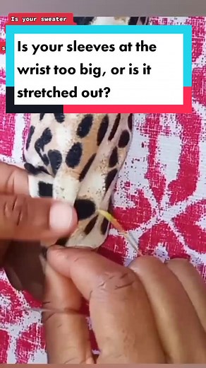 How to Fix Blouse Sleeves Too Big at the Wrists