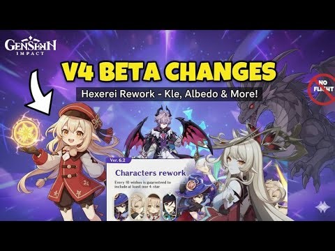 NEW! V4 BETA CHANGES ARE INSANE! Klee, Albedo & Durin Kit Changes Explained | Genshin Impact