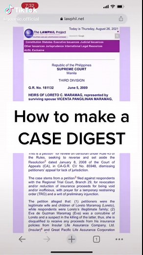 How to Create a Comprehensive Case Digest | Law School Guide