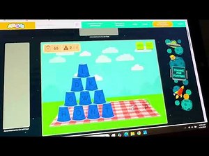 ABCYa Cup Stacking Typing