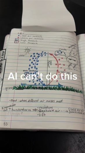 AI can support learning. It doesn’t replace student thinking. Science notebooks keep learning grounded, personal, and meaningful. That’s why science notebooks aren’t going anywhere in my classroom. Free starter linked in bio! #interactivenotebooks #sciencenotebooks #middleschoolteacher #scienceteacher
