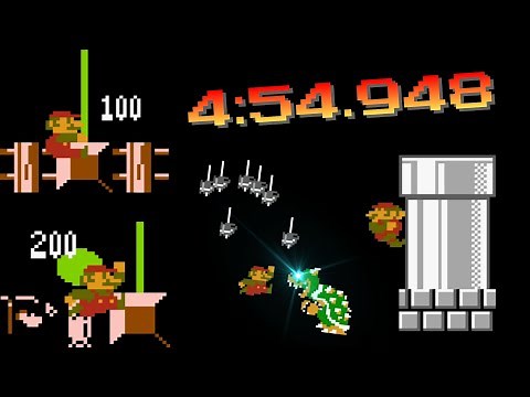 Super Mario Bros. Any% Speedrun in 4:54.948 *FWR*