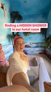 933K views · 42K reactions | A hidden shower in a theme hotel room always gets extra points from me! At the Anniversary Inn in Boise. #themehotel #uniquetravel | A Pretty Cool Hotel Tour | Facebook