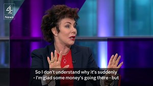 43K views · 807 reactions | "The number's one in four, so if it's not you, it's your mother, or your aunt." Ruby Wax talks about what needs to be done to help British people with mental illness. | Channel 4 News | Facebook