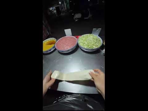 POV Beef Flatbread Mastery | Chinese Morning Market | Real-Time Dough & Filling Prep