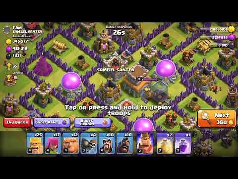 Clash Of Clans Gameplay (No commentary)