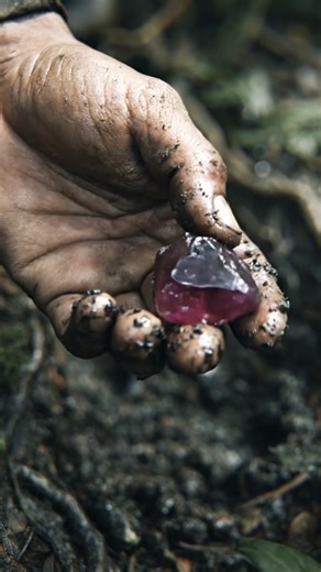 😱 Is this Ruby or Spinel??? #crystalstone #agatestone #ruby