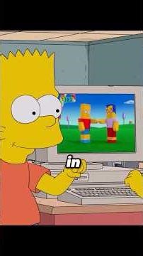 Bart found a glitch in the game. #thesimpsons #simpsons #cartoon #foryou