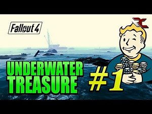 Fallout 4 - Underwater Secrets Exploration (Treasure Easter Egg #1)