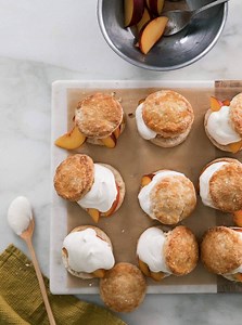 The perfect summer treat: Peach shortcakes