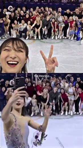 What happens when all skaters try to take a selfie? 🤳❄️