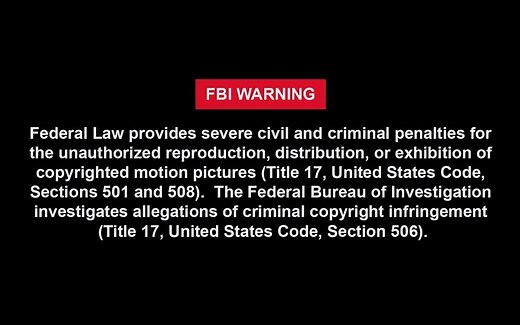 FBI WARNING完整素材