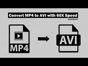 Convert MP4 to AVI with All-round Video Converter