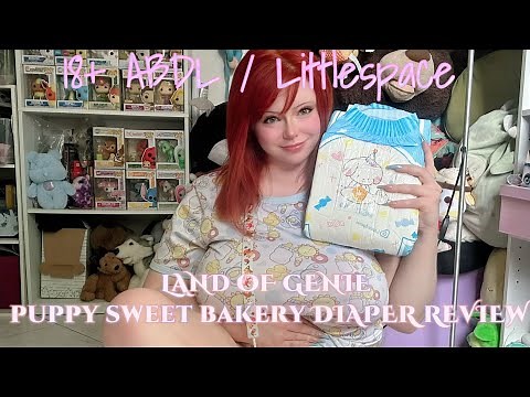ABDL LANDOFGENIE NEW DIAPER REVIEW / Show n tell! (Littlespace / CGL)