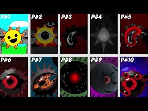 Incredibox Sprunki | All Mr. Sun in stages 1 to 20 Sprunki | LT Sprunki