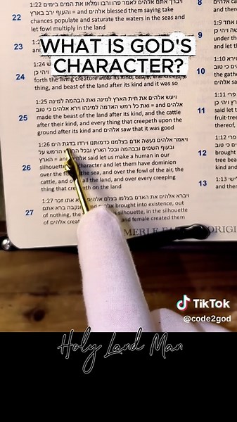 Exploring God's Character Through the Original Bible