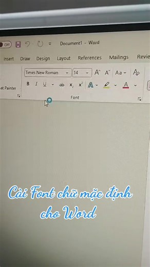 2.2K views · 12 reactions | Cài đặt mặc định Font chữ trên Word ️ Cách cài đặt Font chữ mặc định trong Word 365 Bạn mở Word → nhấn Ctrl + D → chọn font và cỡ chữ mong muốn → bấm Set As Default → chọn All documents based on the Normal template → OK ✅ Từ nay Word sẽ tự dùng font bạn chọn! #Word365 #FontChu #ThuThuatWord #VanPhong #MicrosoftWord#microsoftWord | Vi tính Minh Khang | Facebook