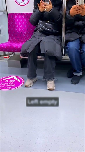 🚆❓ What Happens If You Sit on This Pink Seat? | #factbolt #viralfacts #facts #shorts