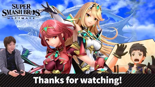 Smash Bros. Ultimate - Official Pyra/Mythra Gameplay Reveal Presentation