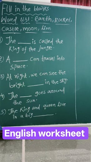 english worksheet/Fill in the blanks English activity