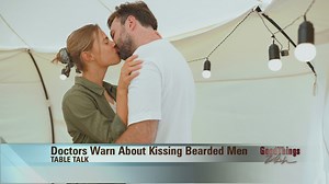Doctors issue warning about kissing bearded men