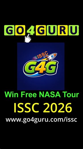Win FREE NASA Tour. Go4Guru ISSC 2026 - International Space Science Competition open now. 6th to 12th standard students can attend the exam and get a chance to win Free NASA Tour. For more information, please visit: https://www.go4guru.com/issc All the best! #go4guru #issc2026 #competition #keralam #kerala | Sankar Arumugam