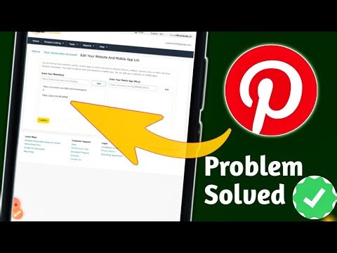 How to Add Pinterest Link on Amazon Associate Account | Amazon Associates Tutorial