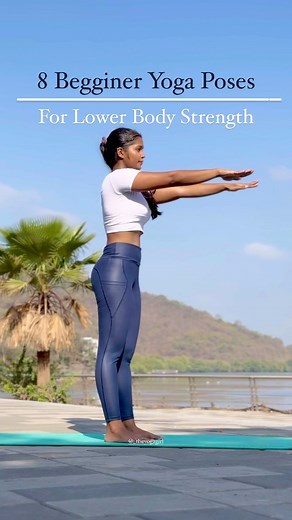 164K views · 3.3K reactions | ✨8 Beginner Yoga Poses for Lower Body...