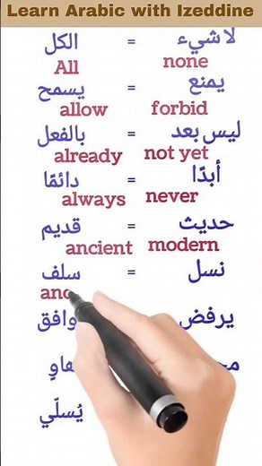 ALL the Arabic Basics You Need - Improve your Arabic