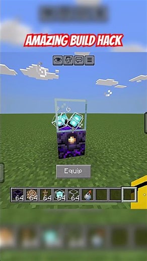 Amazing Build Hack In Minecraft #minecraft#gaming#tutorial#builds#shorts