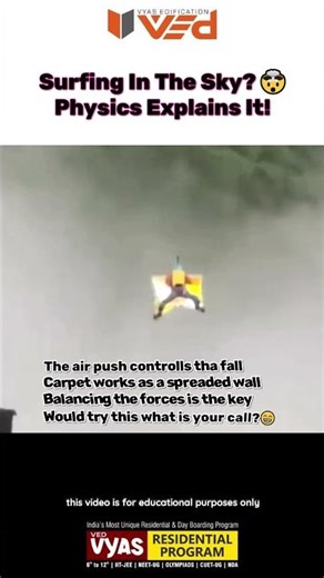 Surfing in the Sky? 🤯 Physics Explains It! 🌌⚡