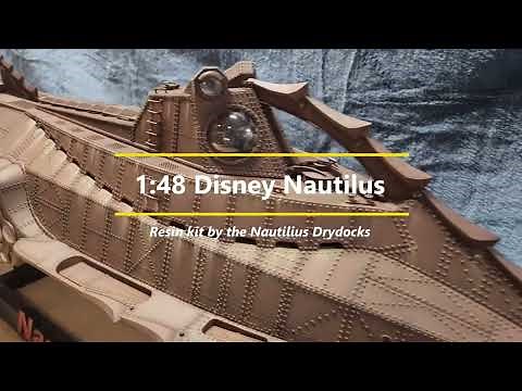 The Disney Nautilus Model Kit in 1:48 Scale