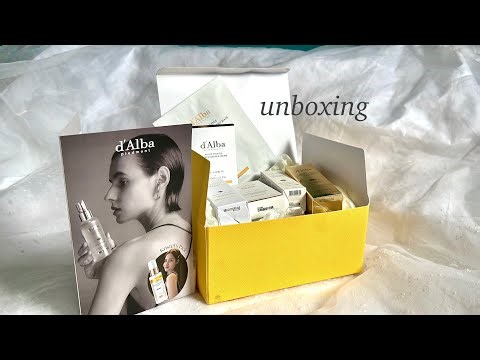 unboxing: Kristel Fulgar’s d’Alba personal picks (limited edition) ✨🧴