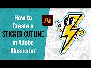 How to Create Sticker Cutlines in Adobe Illustrator | Tutorial
