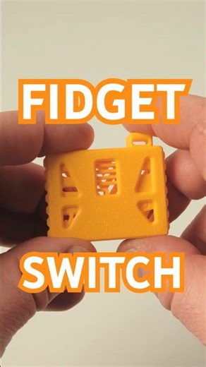 Build your own fidget switch 🤷‍♂️ Endless Clicking Fun #3dprinting #fidget #switch #3ddesign