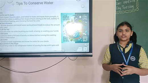 Std VI Subject: Science Topic: A journey through states of water Activity: A chart/ ppt presentation/ role play on water conservation. Date: Second week of November 2025 Facilitator: Kshama | SSRVM Vidyaranyapura Bangalore North